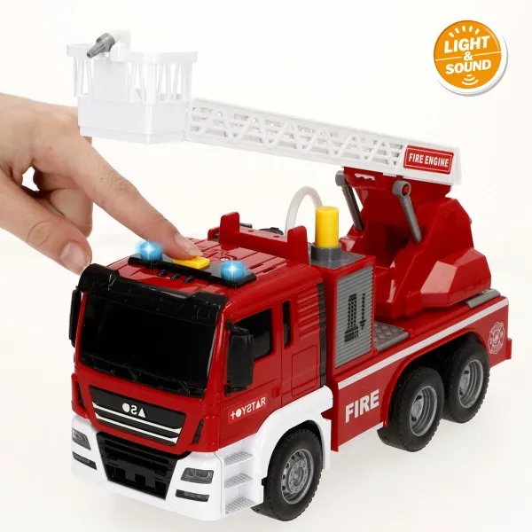 Gaisrinė mašina su šviesa ir garsu Speed & Go 26 x 14 x 9 cm (6 vnt.)