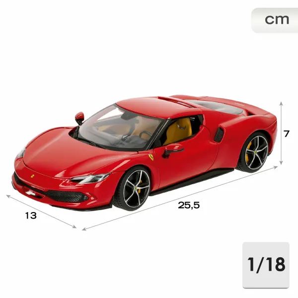 Автомобиль Bburago Ferrari 296 GTB 1:18