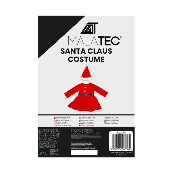 Kostīms - Ziemassvētku vecīša kundze Malateca 22702