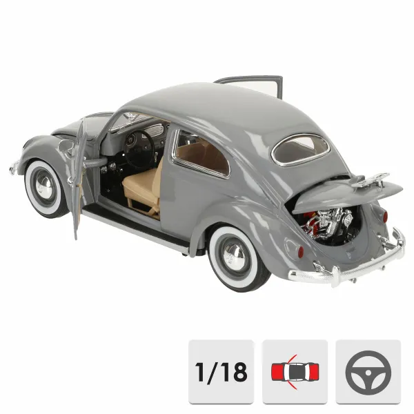 Automobilis Bburago GT-Volkswagen Kafer Beetle (1955) 1:18