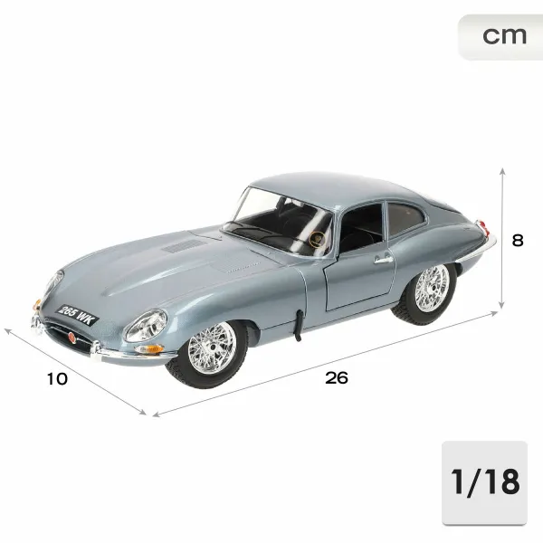 Automobilis Bburago GT-Jaguar "E" Coupe (1961) 1:18