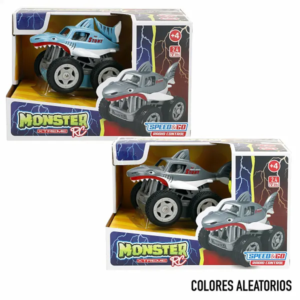 Kauko-ohjattava auto 13 x 8 x 8 cm (6 osaa)