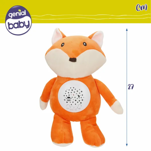 Plīša ar Projektoru Colorbaby Plīšs Plastmasa 25 x 27 x 13 cm (4 gb.)