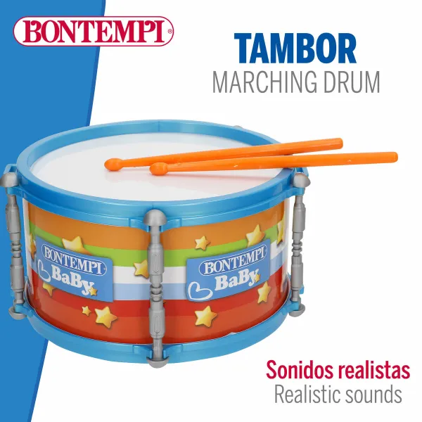 Būgnas Bontempi 24 x 13 x 24 cm (6 vnt.)