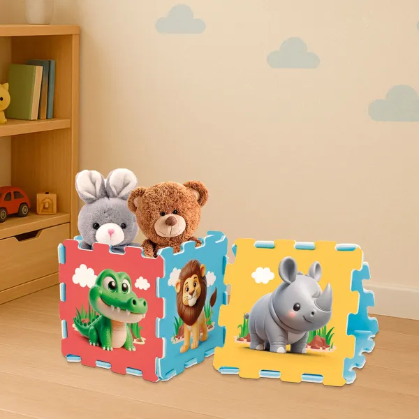 Puzzle Carpet Colorbaby Plastic EVA 114 x 58 cm 8 Pieces (4 Units)