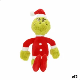 Pūkuotas žaislas The Grinch Raudona Poliesteris Pliušinė medžiaga (12 vnt.)