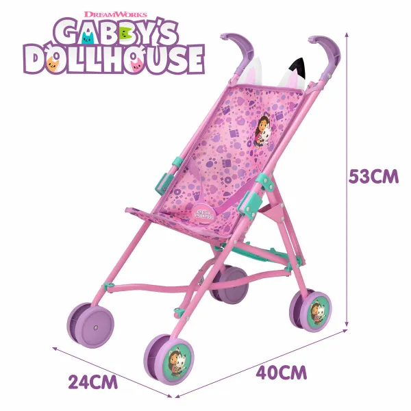 Lėlių vežimėlis Gabby's Dollhouse (12 vnt.)