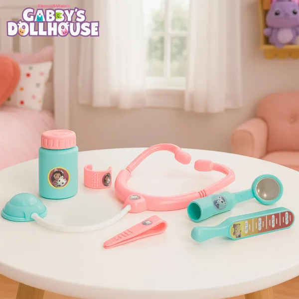 Vaikiškas medicinos rinkinys su priedais Gabby's Dollhouse (4 vnt.)
