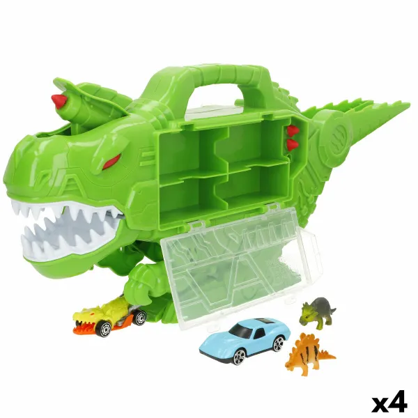 Vehicle Playset Teamsterz Dinosaur (4 Units)