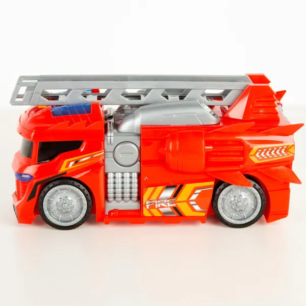Ugunsdzēsēju Mašīna Teamsterz Sarkans Pelēks 30 x 16 x 13 cm (4 gb.)
