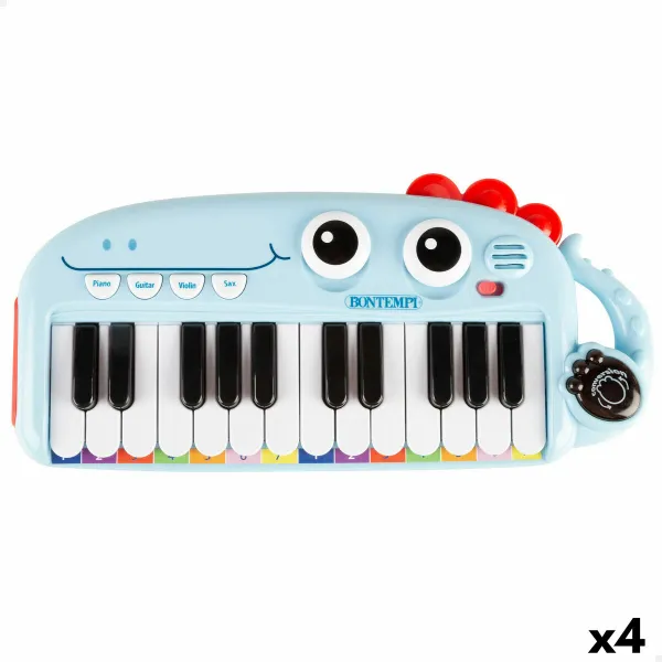 Izglītojošā Spēle Mācāmies Spēlēt Klavieres Bontempi Dino 30 x 4 x 14 cm (4 gb.)