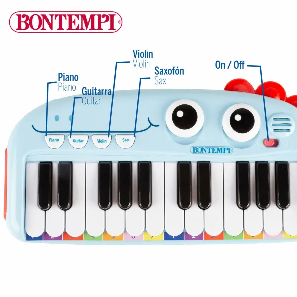 Образовательное пианино Bontempi Dino 30 x 4 x 14 cm (4 штук)