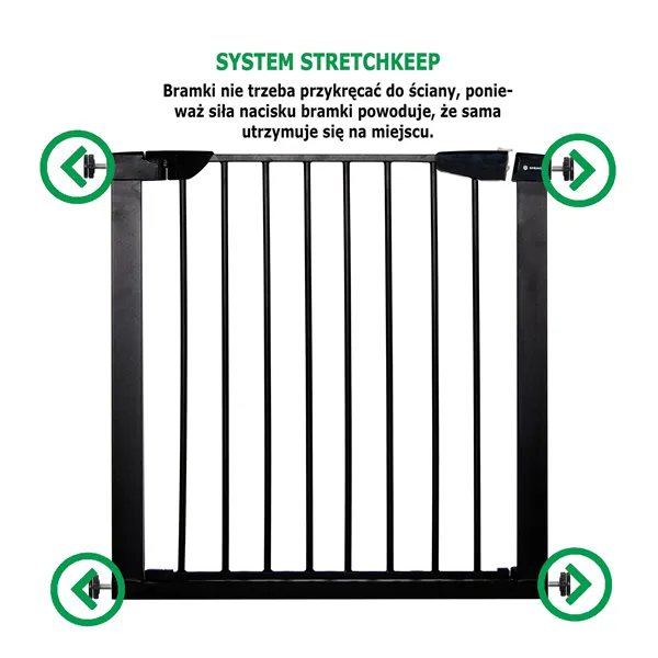 Safety barrier Springos SG0002A 75-89cm