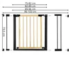 Stair safety gate Springos SG0012AB 75-103 cm