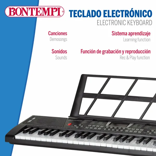 Elektrinis fortepijonas Bontempi 68 x 88 x 38 cm (2 vnt.)