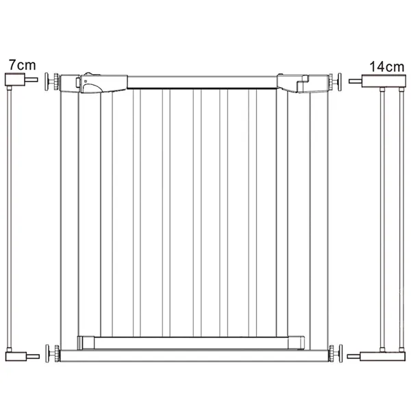 Stair safety gate Springos SG0012AB 75-103 cm