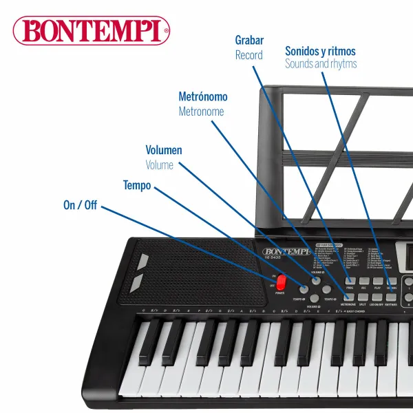 Electric Piano Bontempi 68 x 88 x 38 cm (2 Units)