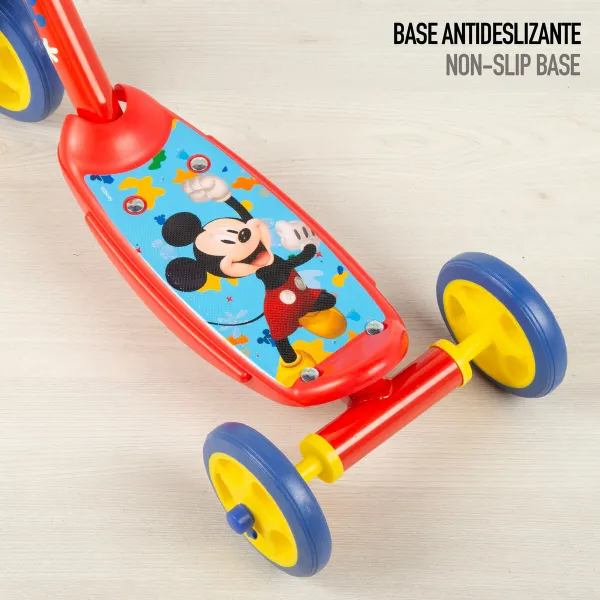 Paspirtukas Mickey Mouse Guma Metalinis Plastmasinis Mėlyna