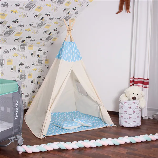 Tipi tent Springos TIP05 cloud blue