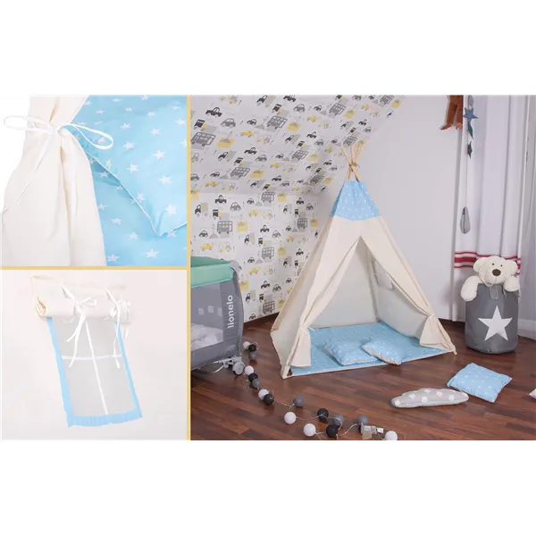 Tipi tent Springos TIP06 blue