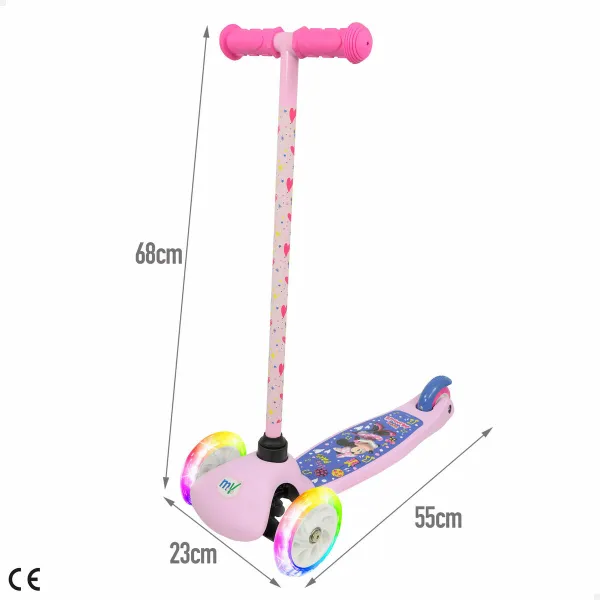 Roller Minnie Mouse Kumm Metall Plastmass