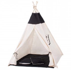 Tipi palapinė Springos TIP11 juoda