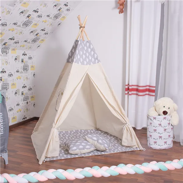 Tipi tent Springos TIP15 gray