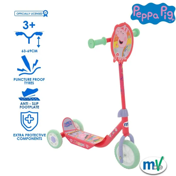 Скейт Peppa Pig Резина Металл Пластик