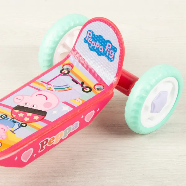 Paspirtukas Peppa Pig Guma Metalinis Plastmasinis