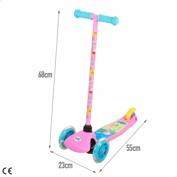 Skootteri Peppa Pig Kumi Metalli Muovinen