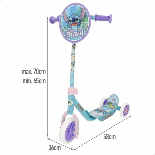 Skrejritenis Stitch Gumija Metāls Plastmasa Zils