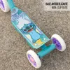 Paspirtukas Stitch Guma Metalinis Plastmasinis Mėlyna
