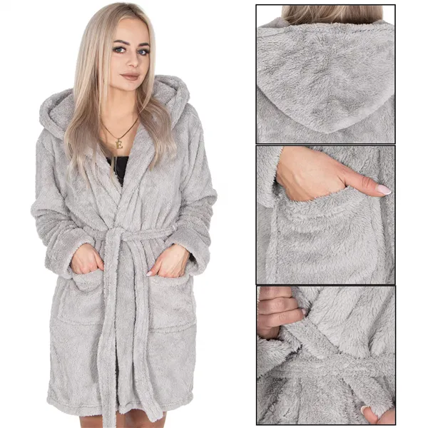 Women's bathrobe Springos HA7367