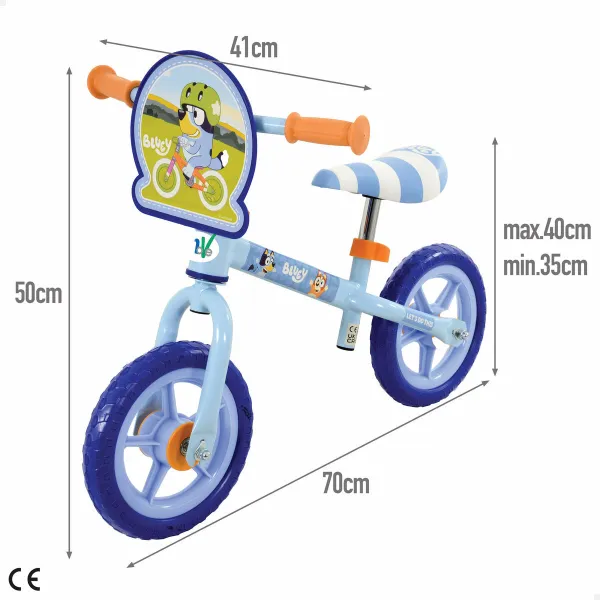 Толокар Bluey 70 x 50 x 41 cm Синий Разноцветный