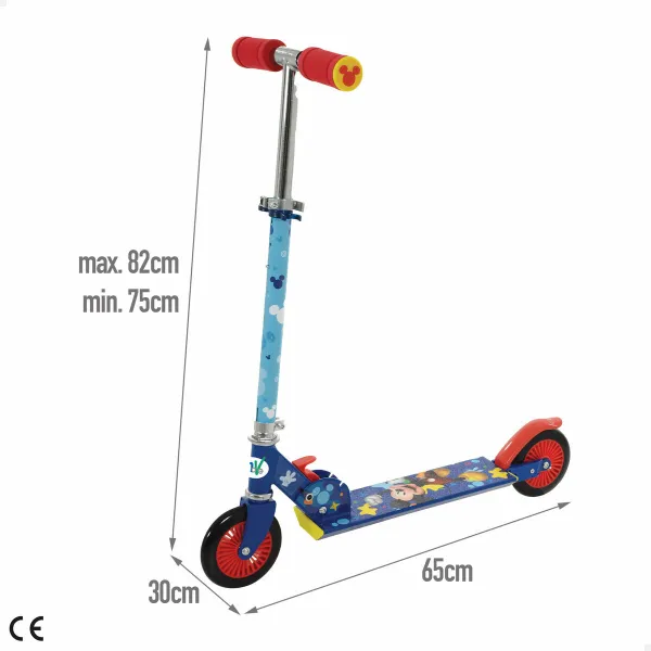 Scooter Mickey Mouse 65 x 82 x 30 cm Blue