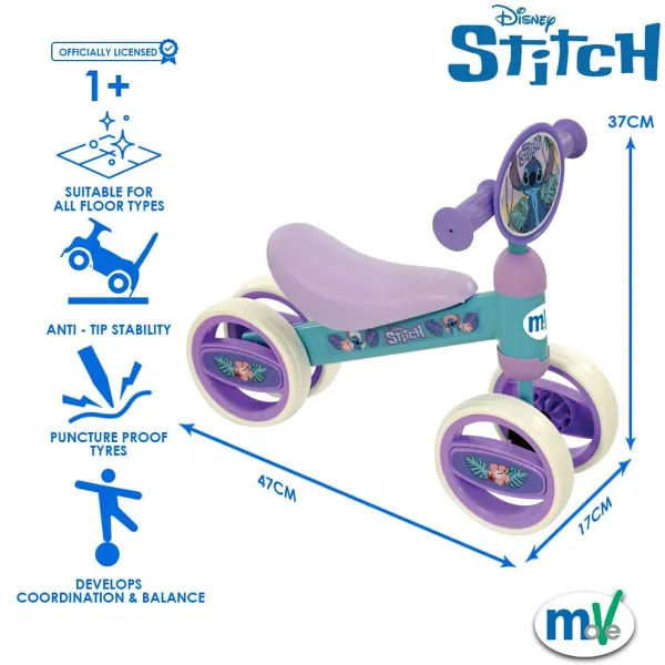 Braucamais ratiņš Stitch 47 x 37 x 25 cm