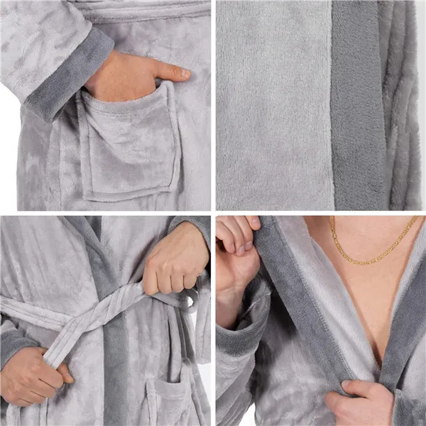 Men's bathrobe Springos HA7378