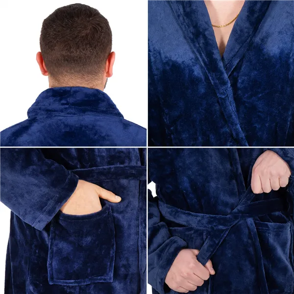 Men's bathrobe Springos HA7379