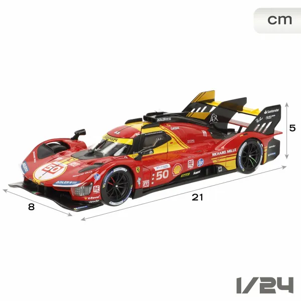 Игрушечная машина Ferrari 499P LE MANS 2024