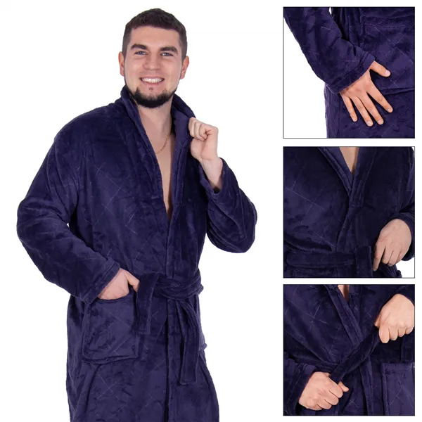 Men's bathrobe Springos HA7382