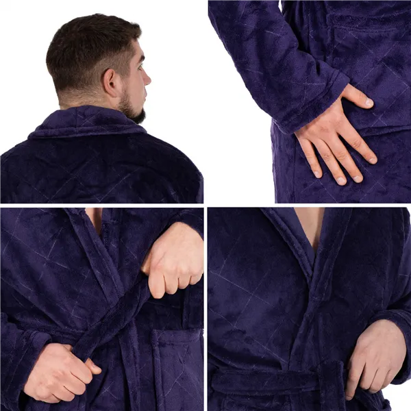 Men's bathrobe Springos HA7383