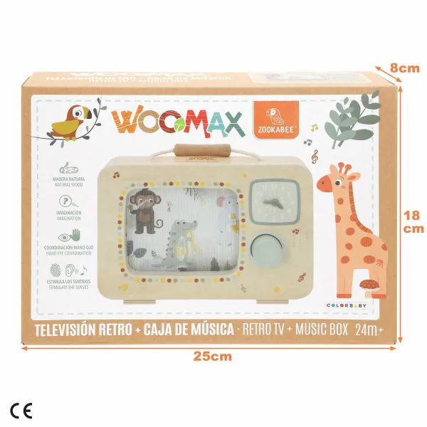 Interaktyvus žaislas Woomax 24 x 17 x 5 cm (4 vnt.)