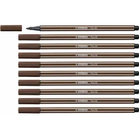 Fetras Stabilo Pen 68 Ruda (10 Dalys)