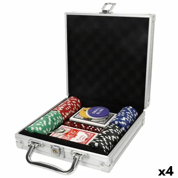 Pokerio rinkinys Colorbaby 110 Dalys 4 vnt.
