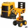 Kuorma-auto julkisiin töihin Teamsterz 40 X 18 X 13 CM (4 osaa)