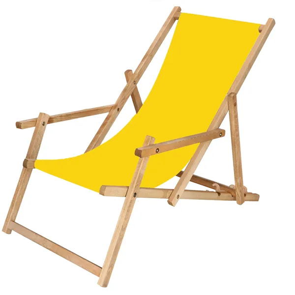 Chair with armrests Springos DC006 OXFORD40 yellow