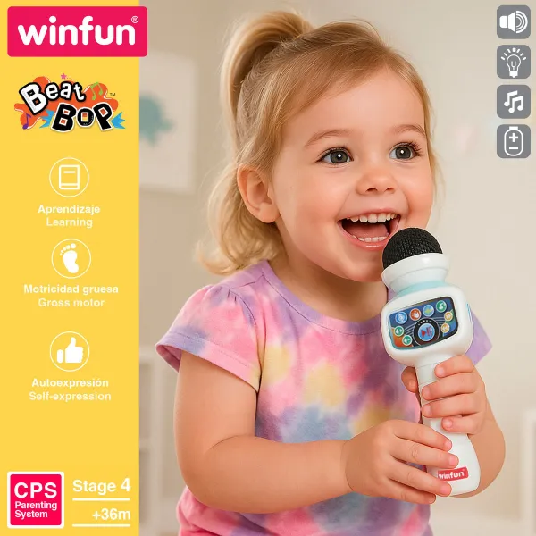 Karaokemikrofoni Winfun 2 osaa