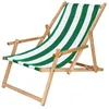 Chair with armrests Springos DC006 DSWLG white with green stripes