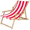 Chair with armrests Springos DC006 DSWLR white with red stripes