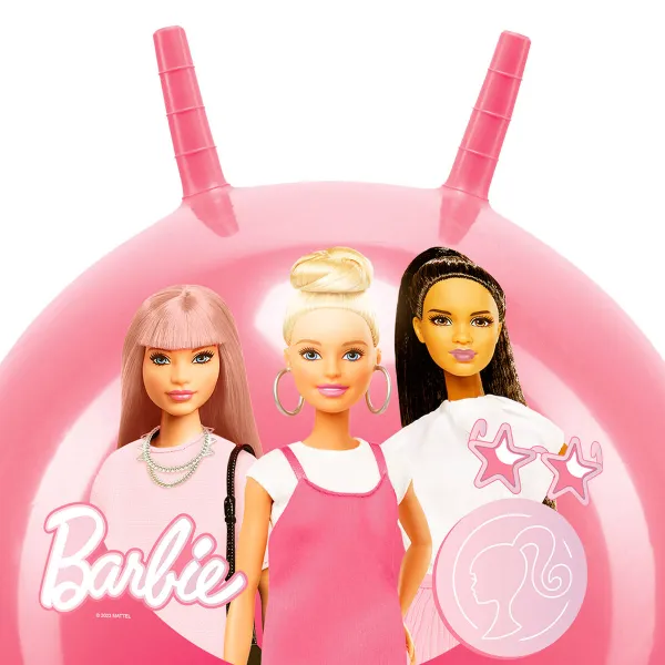 Lēkšana ar bumbu Barbie Rožinė